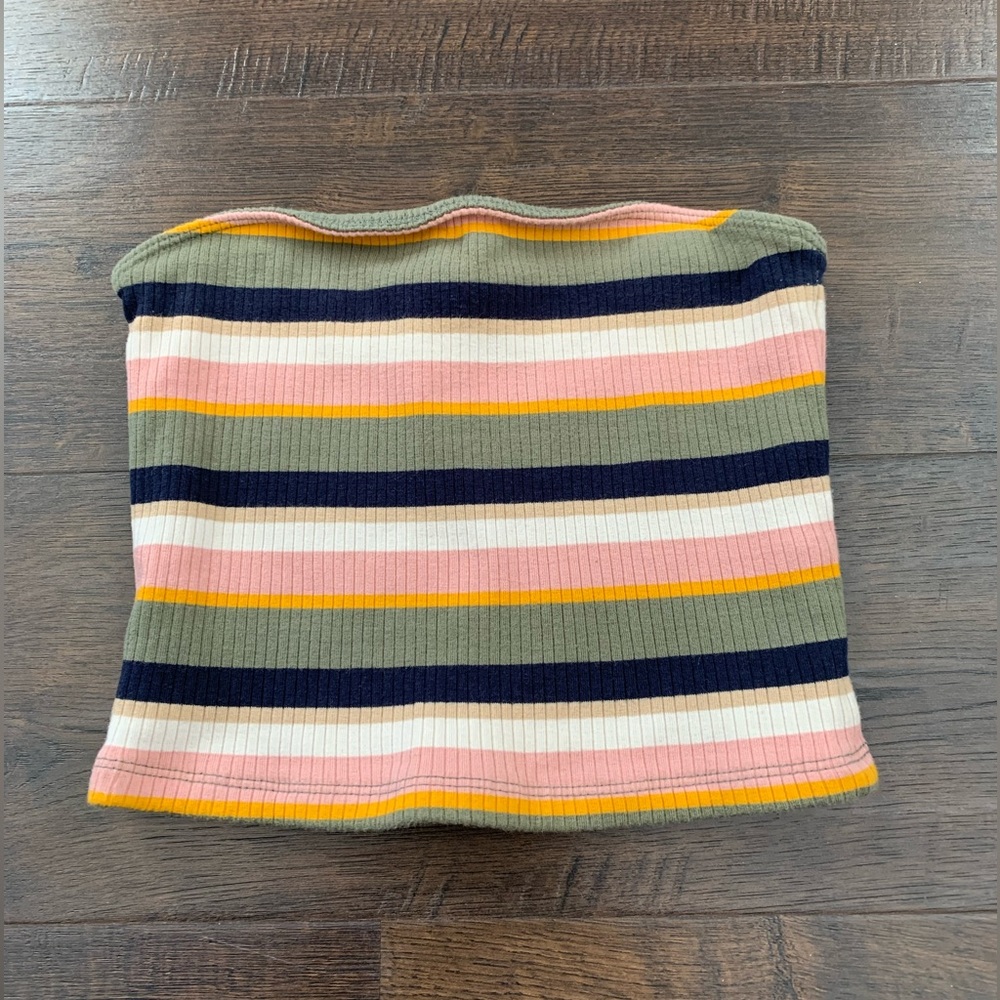 Hollister Striped Tube Top
